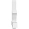 Ekena Millwork Redmond Architectural Grade PVC Gable Bracket, 60"W x 25"H x 4"D x 4"F, 10/12 Pitch GBP060X25X0404RED00 - alternate 4